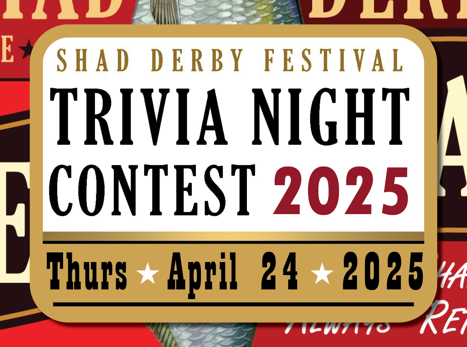 Shad Derby Trivia Contest 2025